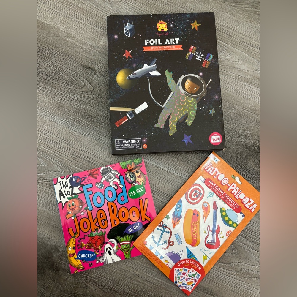 gift for kids - kids gift - kid birthday gift - brand new kid toy foil art gift